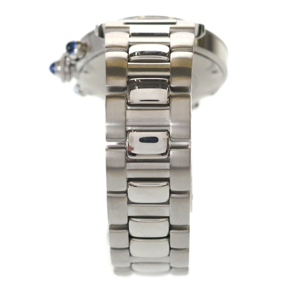 Cartier Pasha 38 Chronograph SS Quartz Stainless Steel Date Watch White Dial — view 2