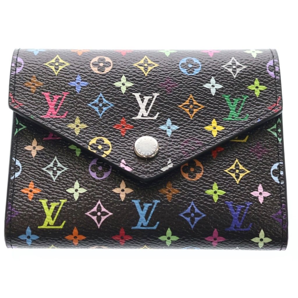 Louis Vuitton LV Takashi Murakami Monogram Multicolor Portefeuille Compact