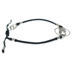 Dior Kenny Scharf Bracelet Calfskin Silver Black — view 3