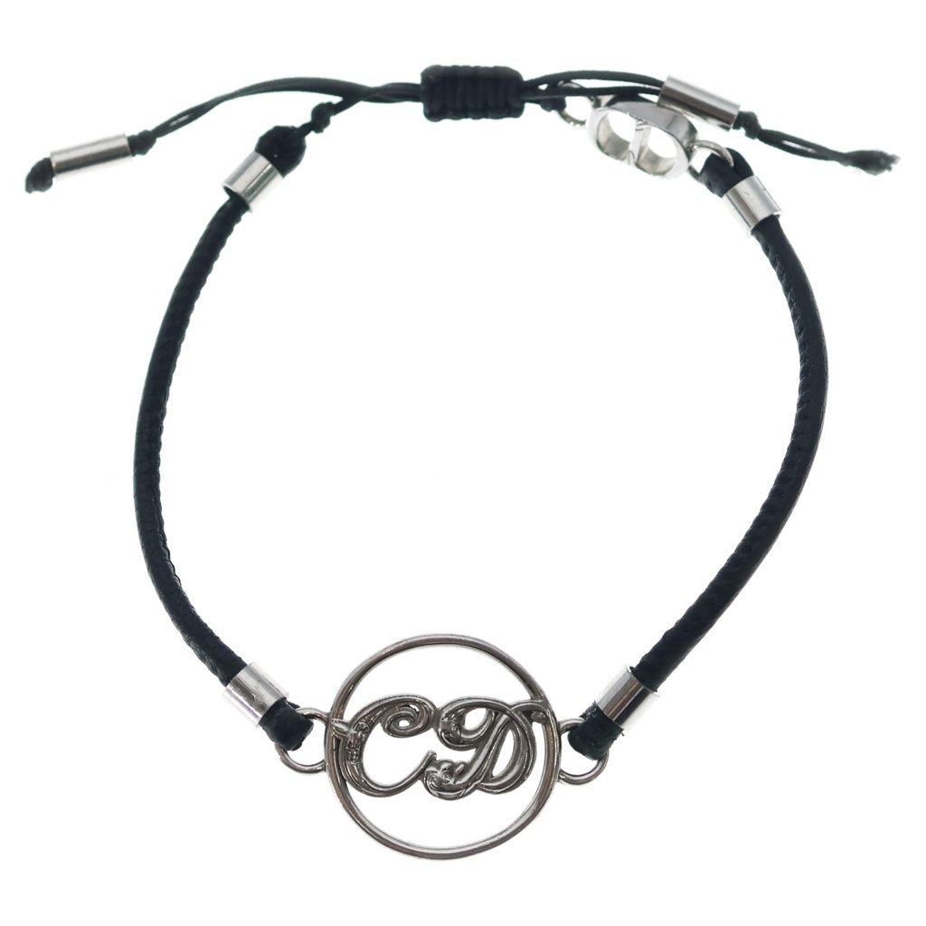 Dior Kenny Scharf Bracelet Calfskin Silver Black