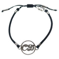 Dior Kenny Scharf Bracelet Calfskin Silver Black