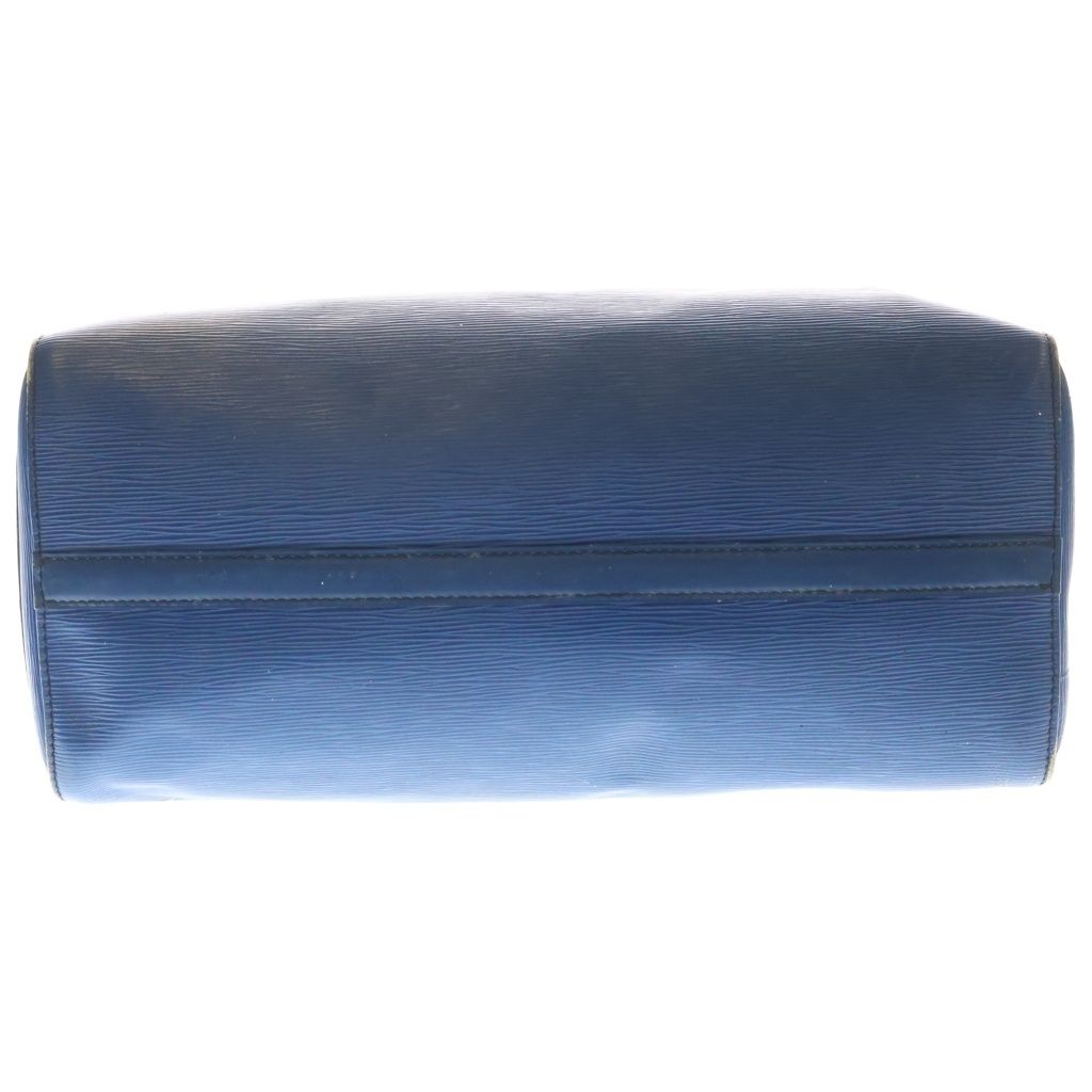 Louis Vuitton Epi Speedy 45 Leather Boston Bag Blue — view 4