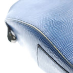 Louis Vuitton Epi Speedy 45 Leather Boston Bag Blue — view 8