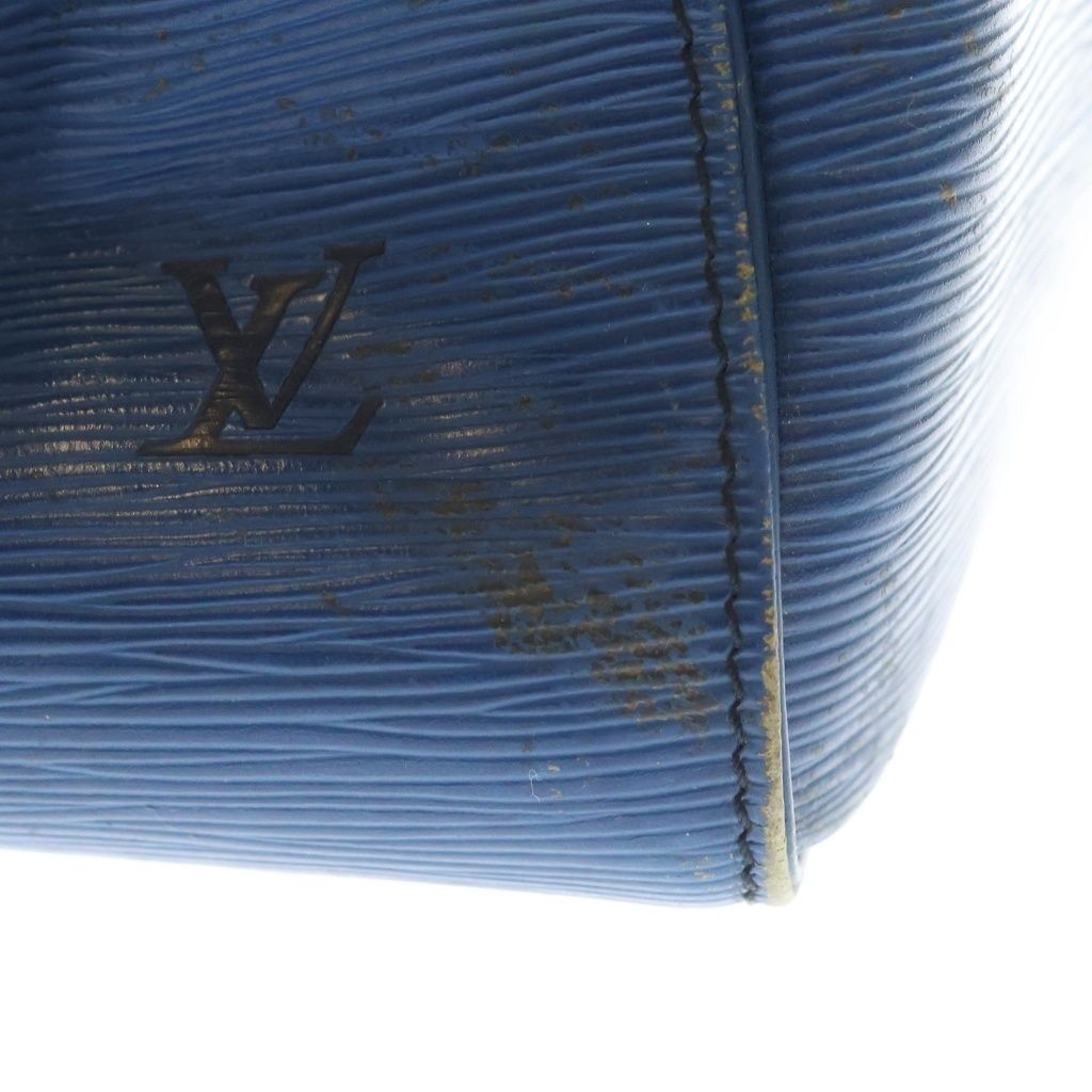 Louis Vuitton Epi Speedy 45 Leather Boston Bag Blue — view 9