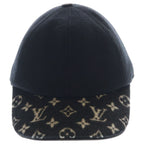 Louis Vuitton Monogram Endless Cap Woolen Dress Cap Hat Black — view 4