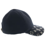 Louis Vuitton Monogram Endless Cap Woolen Dress Cap Hat Black — view 3