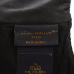 Louis Vuitton Monogram Endless Cap Woolen Dress Cap Hat Black — view 7