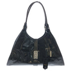 Prada Small Leather Tote Handbag Black