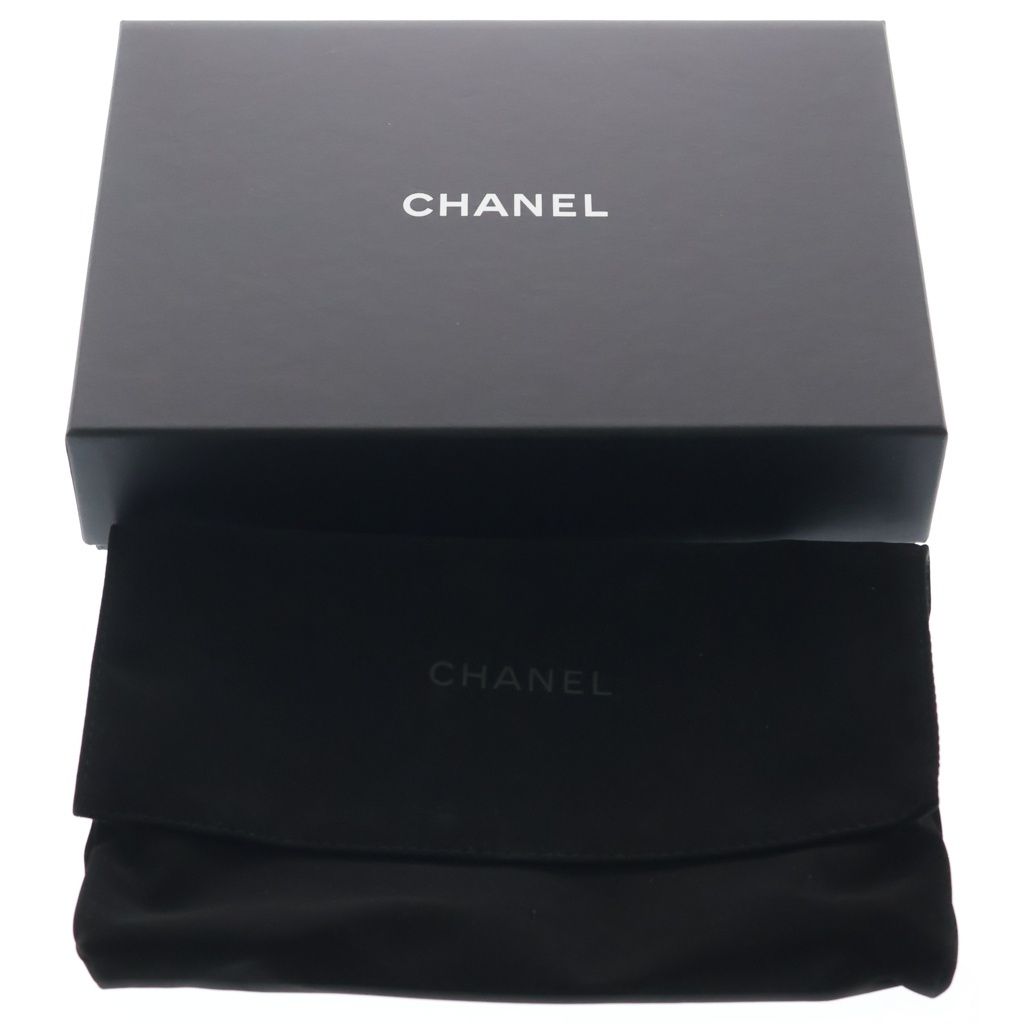 Chanel Quilted Shoulder Bag Chain Black Lambskin Gold — view 6