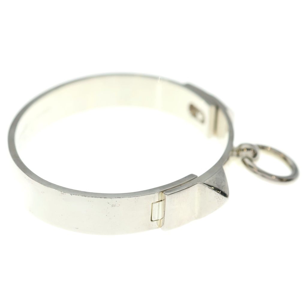 Hermes Collier de Chien Bracelet Bangle Silver — view 3