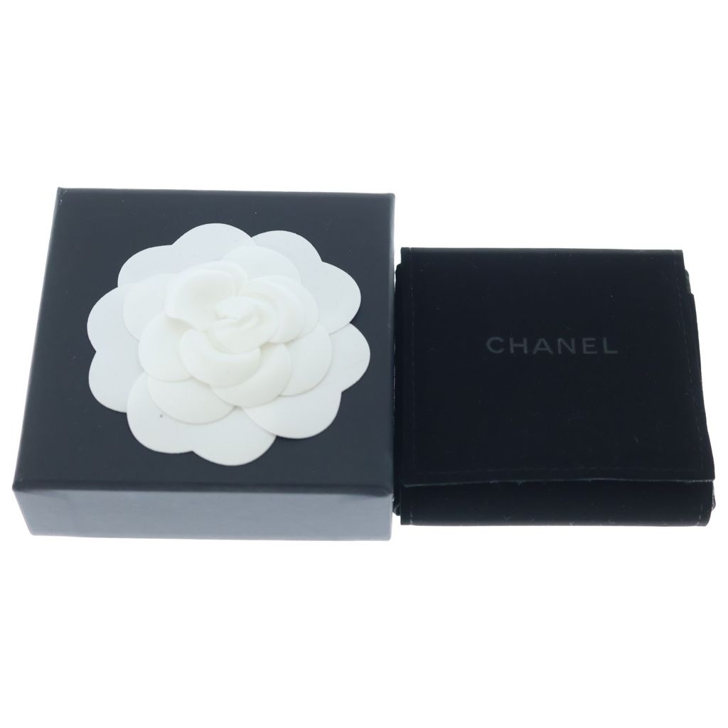 Chanel CC Logo Brooch Pin Badge Rhinestone Gold — view 6
