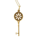 Tiffany & Co Daisy Key Peretti Necklace Gold — view 5