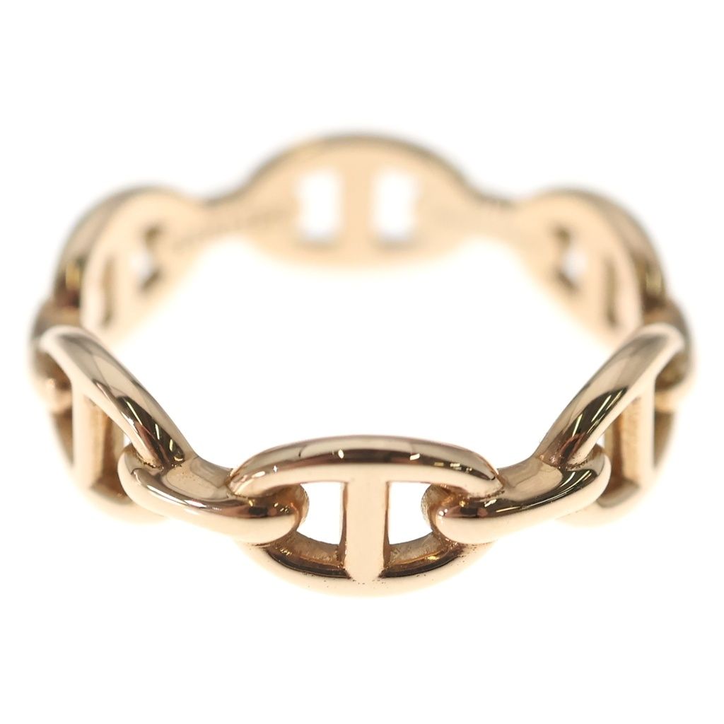 Hermes Chaine D'ancre Ring Pink Gold