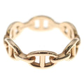 Hermes Chaine D'ancre Ring Pink Gold