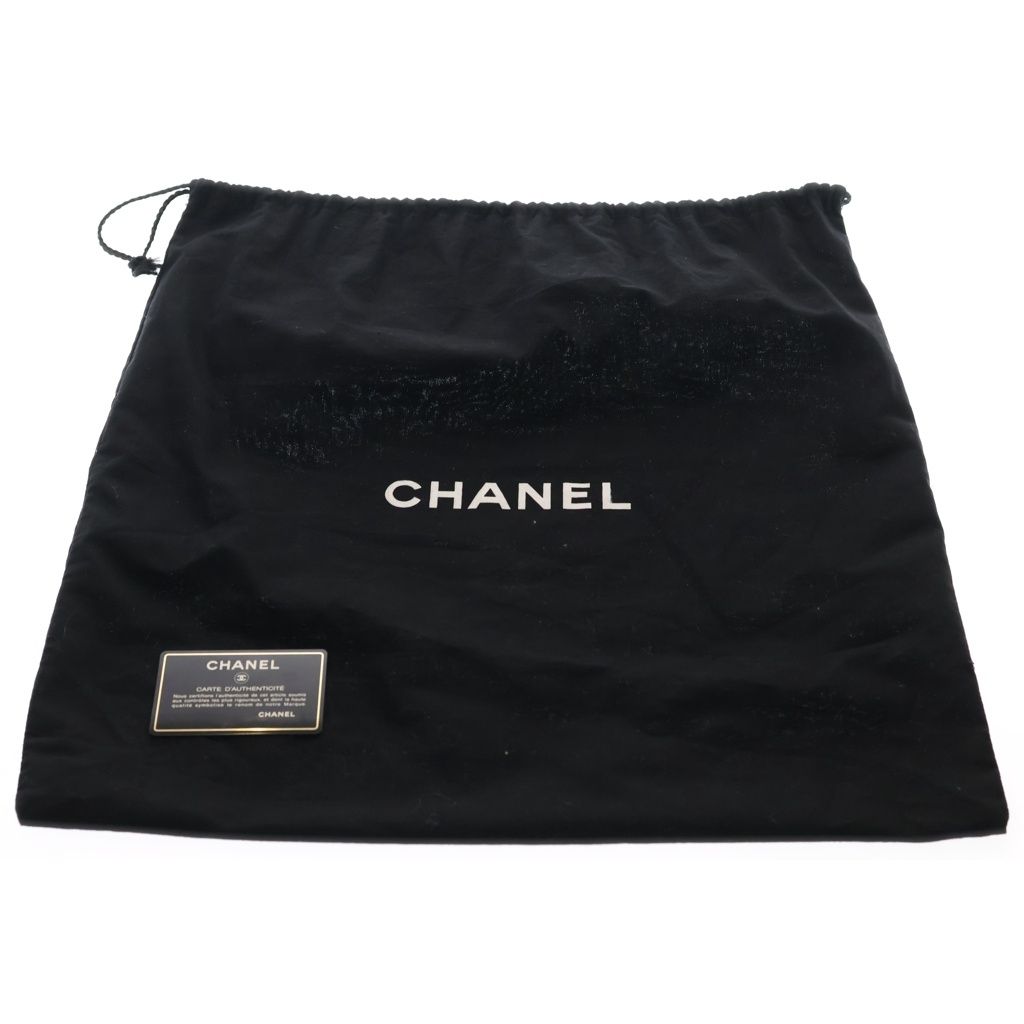 Chanel Quilted Top Handle 30 Caviar Leather Silver Turnlock Handbag Black — view 6
