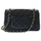 Chanel Mini Quilted 20 Lambskin Gold Turnlock Single Flap Chain Shoulder — view 2