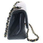 Chanel Mini Quilted 20 Lambskin Gold Turnlock Single Flap Chain Shoulder — view 3
