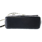 Chanel Mini Quilted 20 Lambskin Gold Turnlock Single Flap Chain Shoulder — view 4