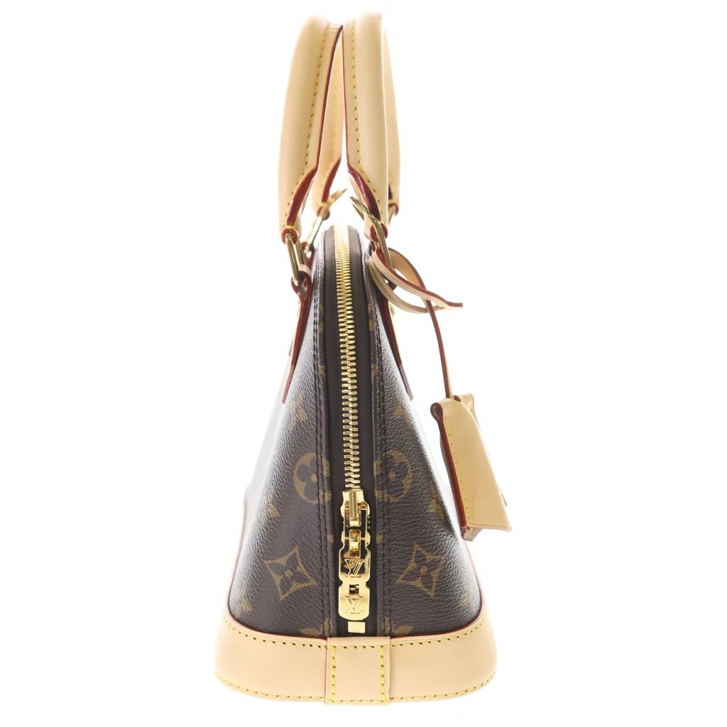 Louis Vuitton Monogram Alma BB Leather 2-Way Shoulder Bag Brown — view 3