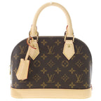 Louis Vuitton Monogram Alma BB Leather 2-Way Shoulder Bag Brown