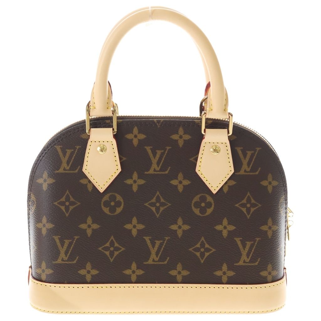 Louis Vuitton Monogram Alma BB Leather 2-Way Shoulder Bag Brown — view 2