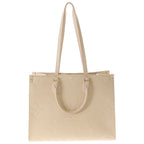 Louis Vuitton Monogram Empreinte On The Go Leather 2-Way Handbag Beige Cream — view 2