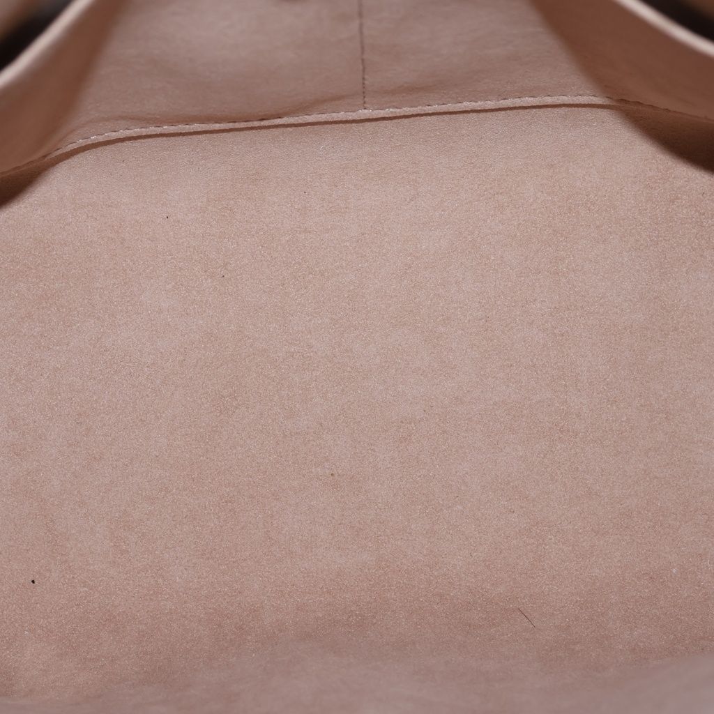 Louis Vuitton Monogram Empreinte On The Go Leather 2-Way Handbag Beige Cream — view 5
