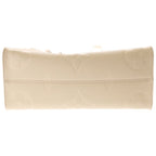 Louis Vuitton Monogram Empreinte On The Go Leather 2-Way Handbag Beige Cream — view 4