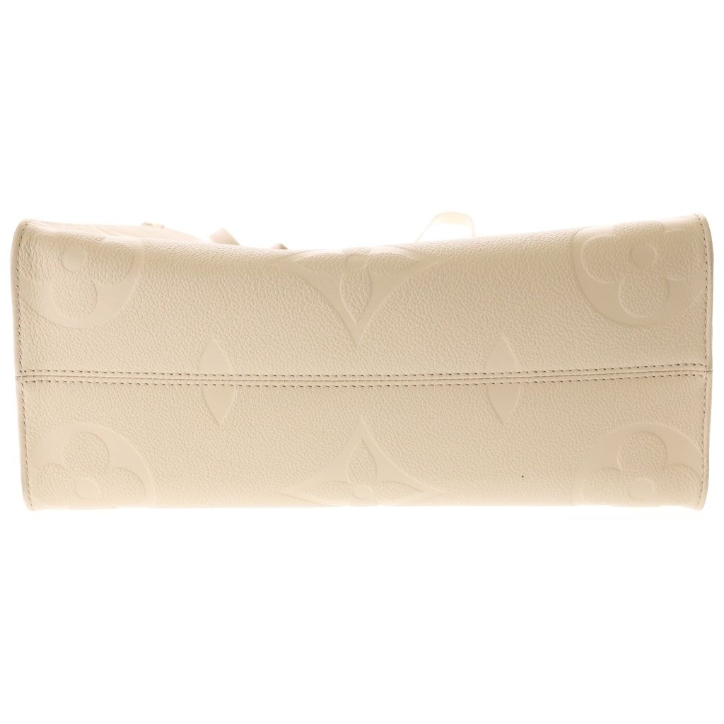 Louis Vuitton Monogram Empreinte On The Go Leather 2-Way Handbag Beige Cream — view 4