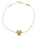 Van Cleef & Arpels Frivole Mini Diamond 18k Yellow Gold Bracelet
