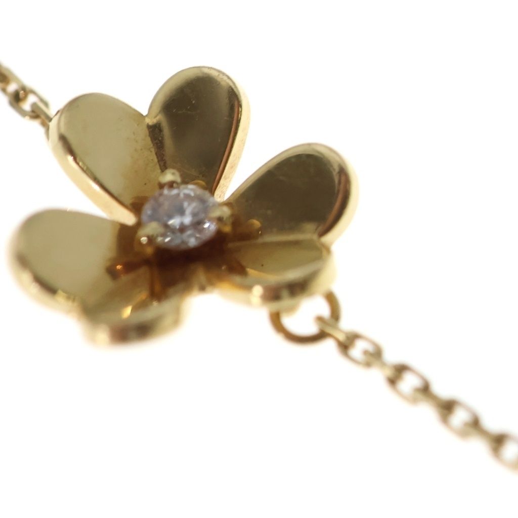 Van Cleef & Arpels Frivole Mini Diamond 18k Yellow Gold Bracelet — view 5