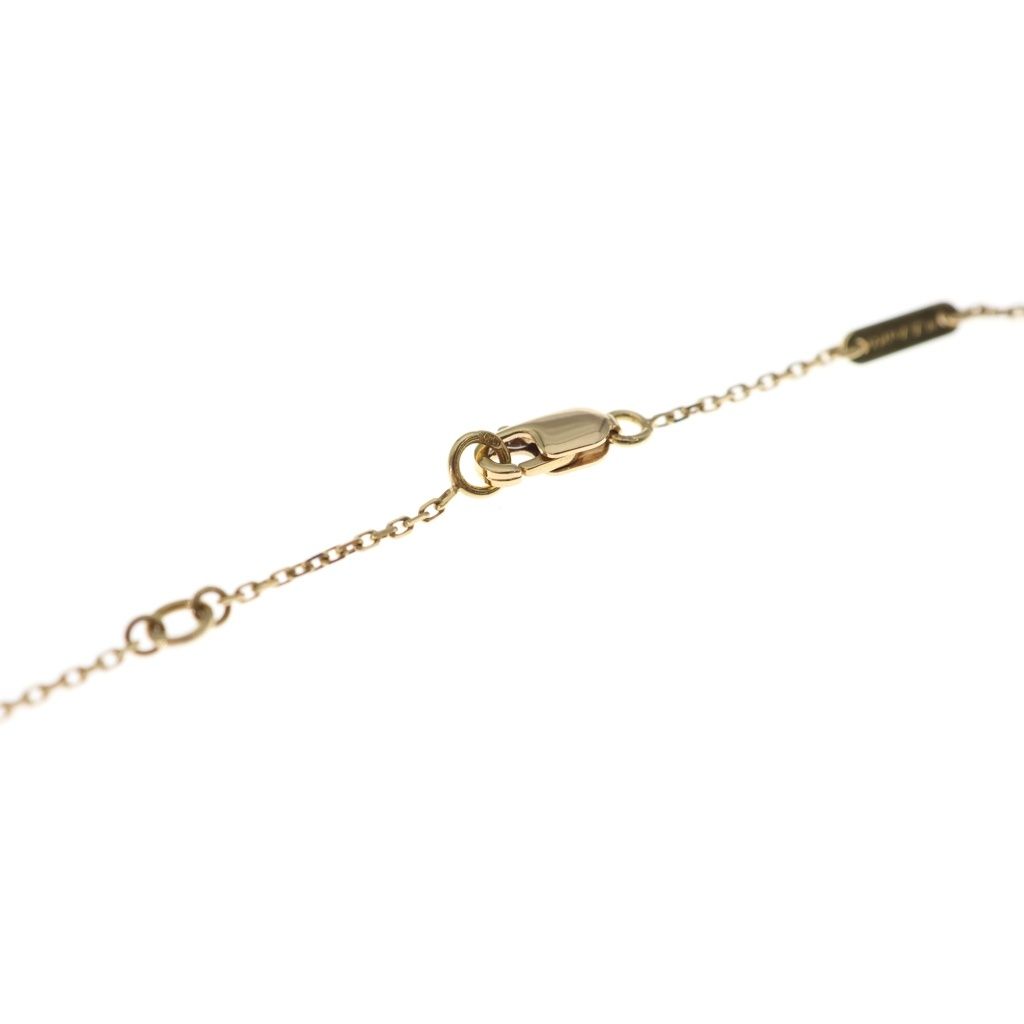 Van Cleef & Arpels Sweet Alhambra Canelian 18k Pink Gold Necklace — view 4