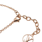 Louis Vuitton LV Iconic Logo Rhinestone Bracelet Pink Gold — view 5