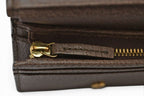 Gucci Mini Wallet Bifold Folding GG Brown Beige Ophidia Supreme — view 4