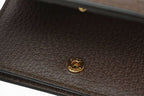 Gucci Mini Wallet Bifold Folding GG Brown Beige Ophidia Supreme — view 8