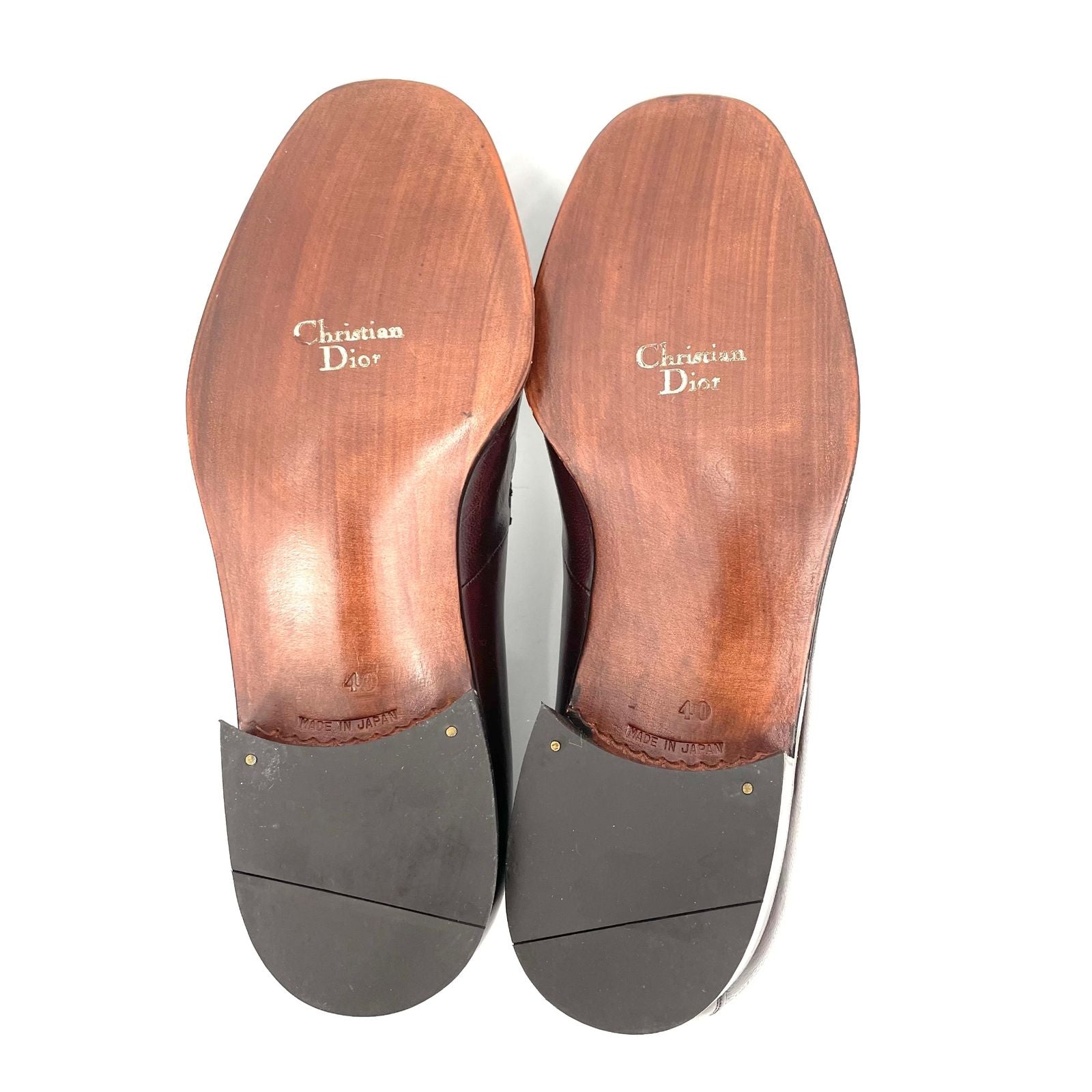 Dior Loafers Business Shoes Leather Belt Strap — view 6
