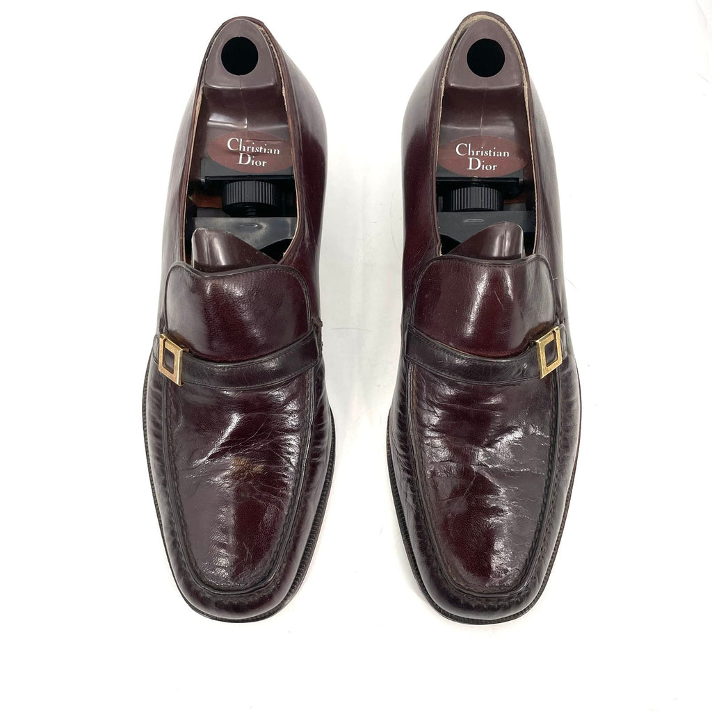 Dior Loafers Business Shoes Leather Belt Strap — view 2