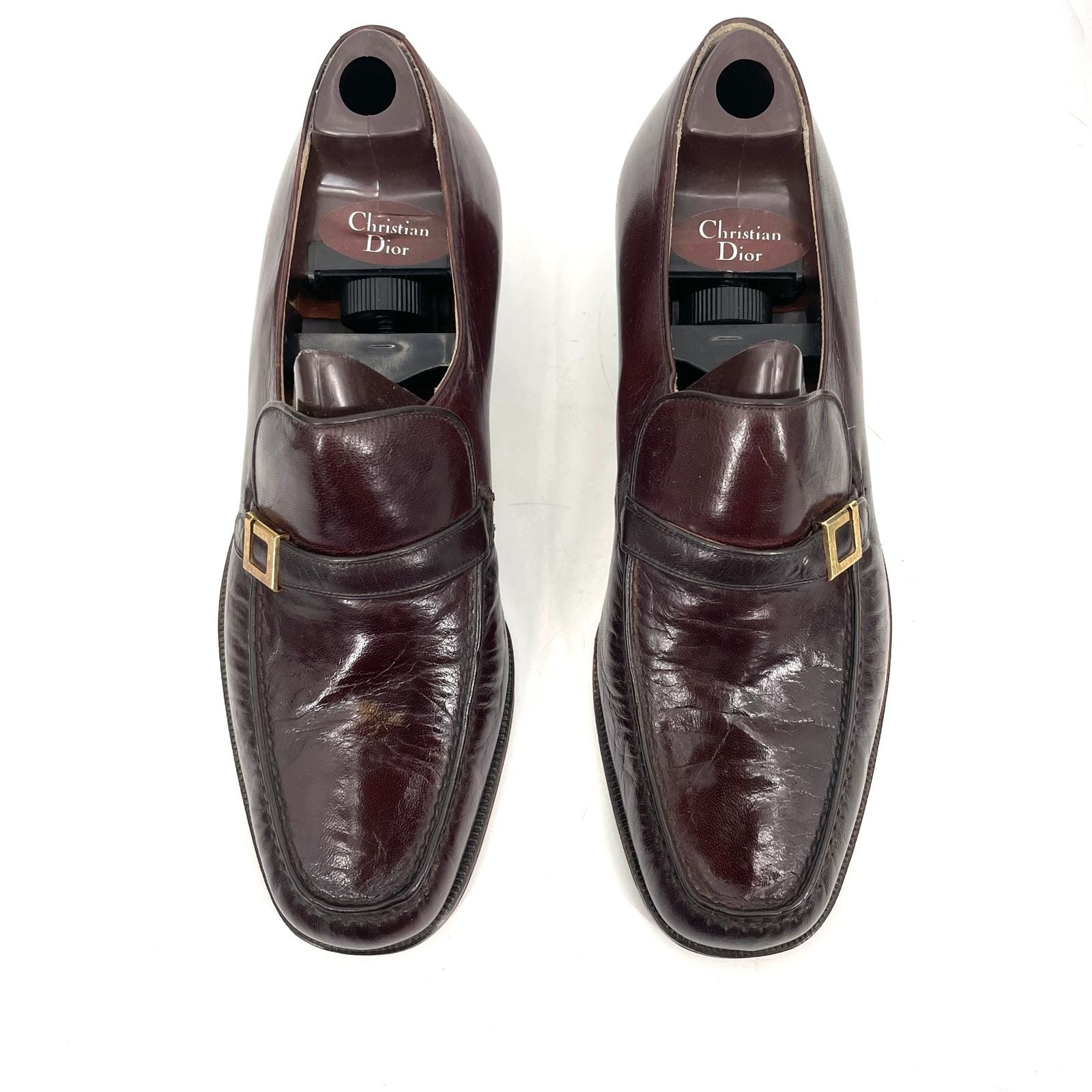 Dior Loafers Business Shoes Leather Belt Strap — view 2