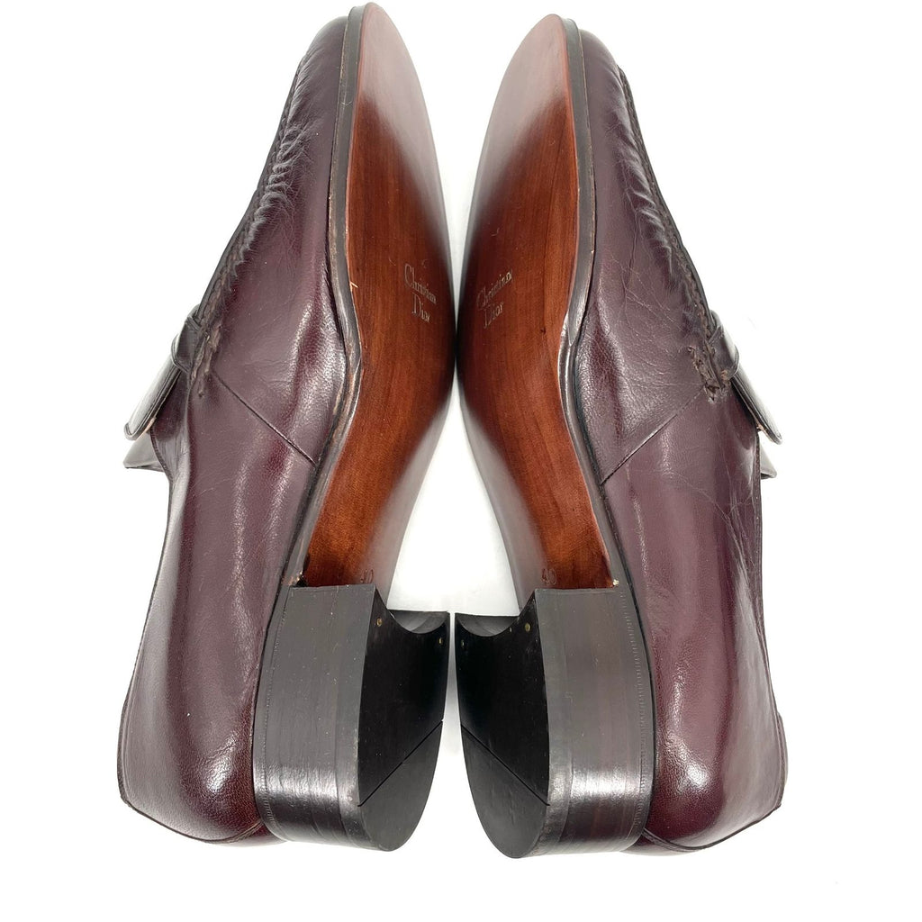 Dior Loafers Business Shoes Leather Belt Strap — view 3