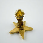 Chanel CC Logo Star Motif Single Earrings Plated Gold Vintage — view 8