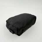 Prada Tessuto Nylon Triangle Logo Pouch Black Vintage — view 9