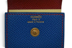 Hermes Post It Case Sticky Note Alajif Courchevel Blue Vintage Shoulder — view 7