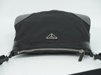 Prada Nylon Shoulder Bag Pochette Black — view 5