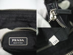 Prada Nylon Shoulder Bag Pochette Black — view 9