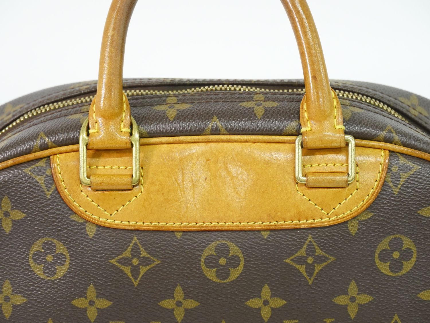 Louis Vuitton LV Trouville Monogram Handbag Brown — view 7