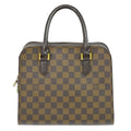 Louis Vuitton LV Triana Damier Ebene Handbag Brown