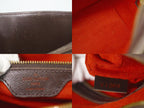 Louis Vuitton LV Triana Damier Ebene Handbag Brown — view 9