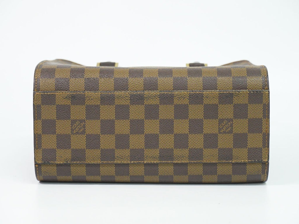 Louis Vuitton LV Triana Damier Ebene Handbag Brown — view 3