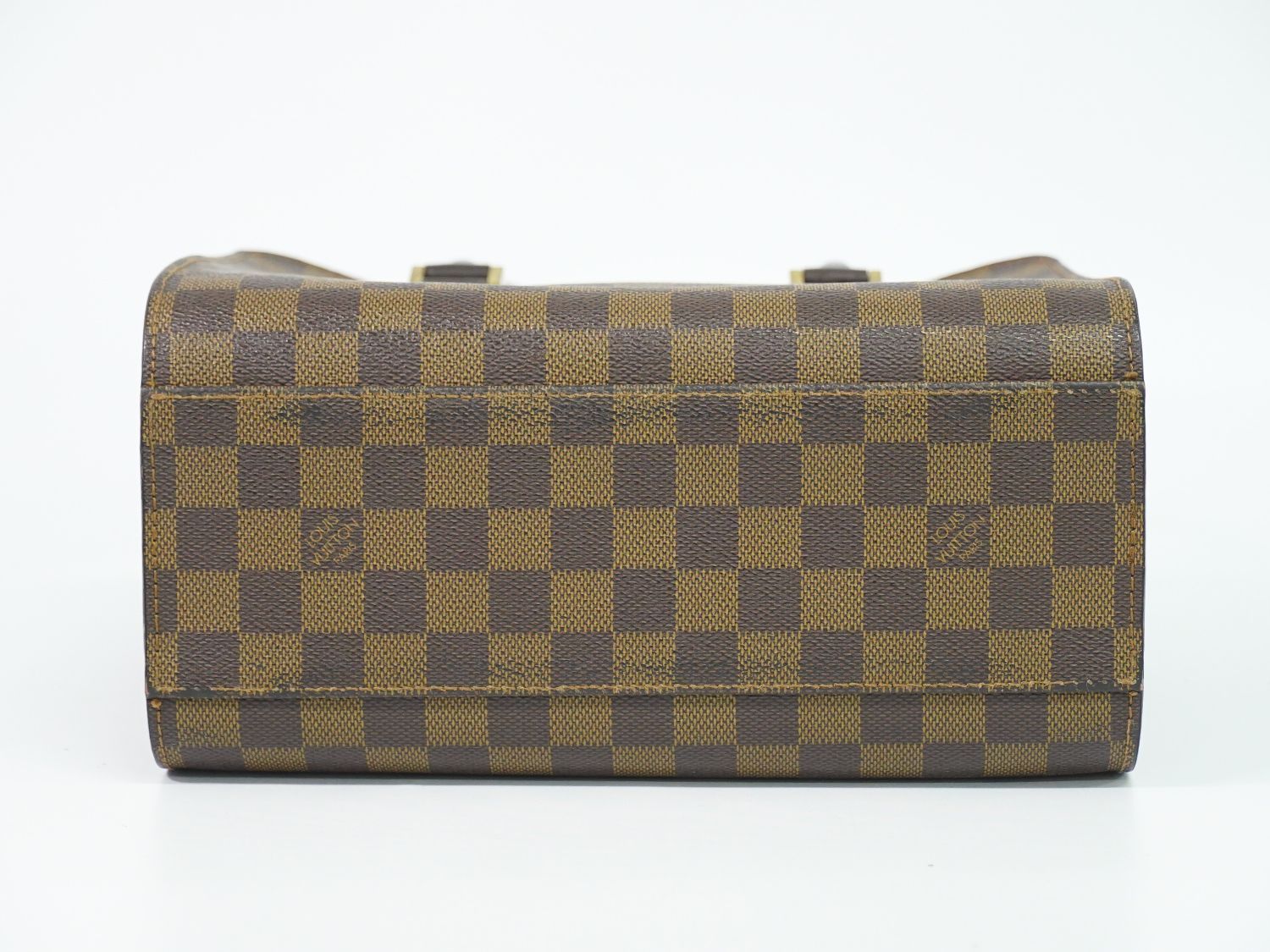 Louis Vuitton LV Triana Damier Ebene Handbag Brown — view 3