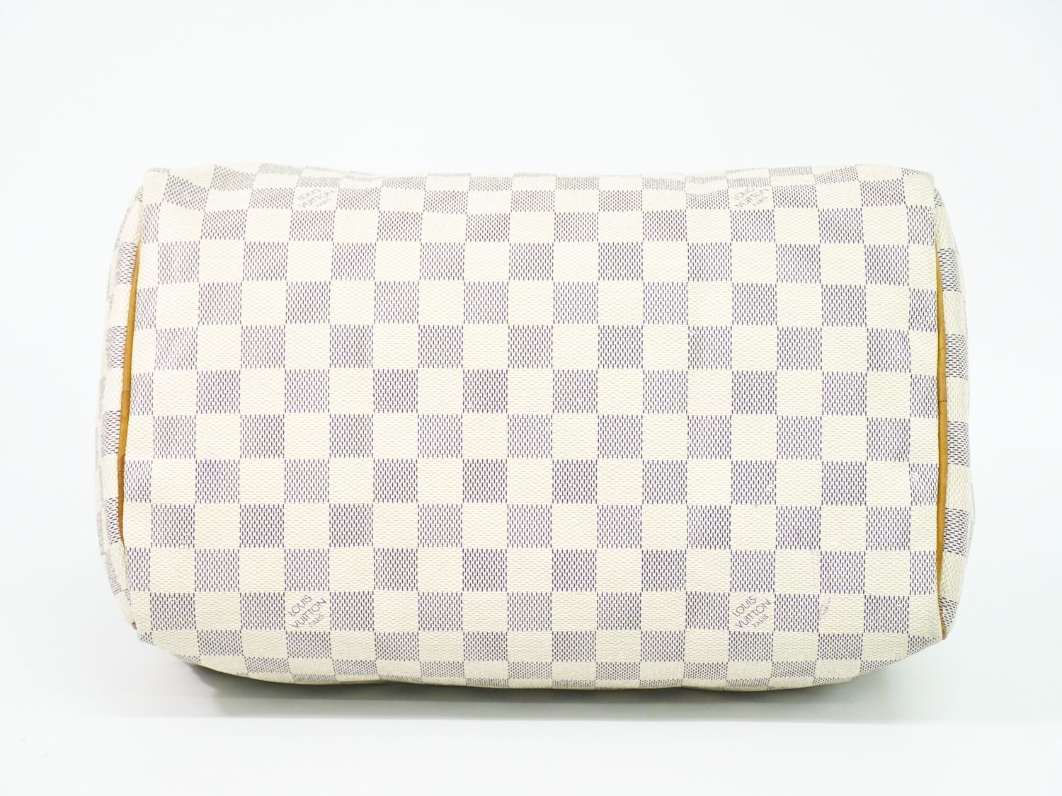 Louis Vuitton LV Speedy 30 Damier Azur Mini Boston Bag White — view 3
